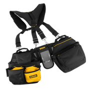  Пояс для инструментов Denzel 90290 10л 20 карм. черный/желтый 