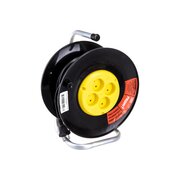  Удлинитель на катушке Радист РБК16, 4 розетки без заземления КГ 2х1,5мм2, 30м, 16А, медь, морозостойкий 