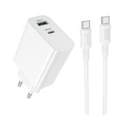 СЗУ BOROFONE BA108A Stellar PD30W+QC3.0 charger set (C to C) EU белый 