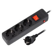  Сетевой фильтр Smartbuy SBSP-3-50-K черный 