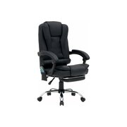  Кресло руководителя CROMEX Lounge MS-007 (532960) экокожа, черное 