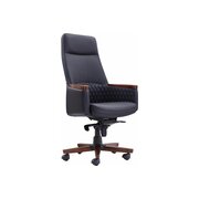  Кресло руководителя HAWASAN Desire EX-771 (532935) натуральная кожа, черное 