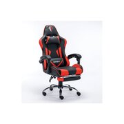  Кресло игровое BRABIX Dexter GM-135 (532799) экокожа, черное/красное 