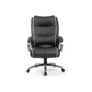  Кресло руководителя BRABIX Premium Strong HD-009 (531945) экокожа черная, ткань серая 