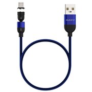  Кабель Maxvi MCm-02M blue USB-A - MicroUSB, 2A 