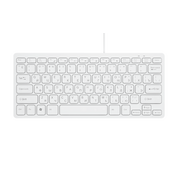  Клавиатура проводная Olmio CK-05 белый 
