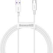  Кабель интерфейсный Baseus CATYS-02 USB to Type-C 66W силиконовый 1m white 