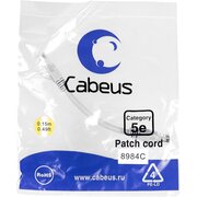  Патч-корд Cabeus PC-UTP-RJ45-Cat.5e-0.15m неэкранированный, серый 