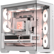  Корпус Formula V Line Crystal Z7 PA White, ATX, Type-C*1, USB3.0*1, Front+Side Glass, Side 3x Performance ARGB, Rear 2x Performance ARGB 