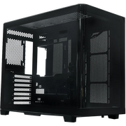  Корпус XASTRA QR600 0F-UC (QR600-0F-UC-L) Black ATX/Aquarium/Curve Glass/Led Strip/No fans/Type-C 