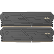  ОЗУ Netac Shadow III, NTSHD4P32DP-32K, DDR 4 DIMM 32Gb (16Gbx2) PC25600, 3200Mhz, CL16 Black, с рад 