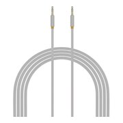  Аудиокабель AUX More choice UK24 3.5mm 2м нейлон White 