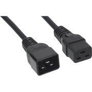  Кабель питания Cabeus PC-IEC19-IEC20-3M IEC 320 C19 - IEC 320 C20 (3x1.5), 16A, прямая вилка 