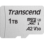  Карта памяти Transcend TS1TUSD300S-A microSD 1TB microSDXC Class 10 UHS-I U3, V30, A2, SD адаптер, TLC 