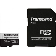  Карта памяти Transcend 32GB microSD TS32GUSD350V w/adapter U1, High Endurance R95/W45 MB/s 