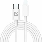  USB кабель DEFENDER F182 (87538) TypeC-TypeC 2м, 60Вт, PD, TPE 