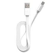  Кабель Maxvi MC-01F white USB-A-microUSB, 2A 