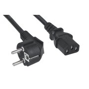  Кабель питания Cabeus PC-186-VDE-3M (Schuko+C13) (3x0.75) 