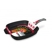  Сковорода-гриль Нева Металл Посуда L184028Gi Квадратная литая Индукция Гранит с/р 