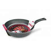  Сковорода Нева Металл Посуда 19128 Каменная Серый гранит н/р 