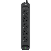  Сетевой фильтр AGNI TP-FS3U5E-PD-2m-black 
