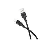  Кабель BOROFONE BX113 Lenny silicone charging data cable IP (L-2M) Black 