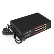  Коммутатор неуправляемый Exegate EDGS-1082D.8PoE-120W EX299028RUS (L2) 8x100Мбит/с 2x1Гбит/с 8PoE 120W 