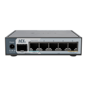  Маршрутизатор MikroTik E60iUGS HEX S(2025), 2 ядра (950МГц) 5х 1G RJ45, SFP, USB, раздача PoE 