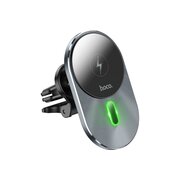  Автодержатель Hoco CA91 Magic magnetic wireless fast charging car holder black 