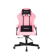  Кресло игровое Knight Terminator розовый Velvet 36 крестов. металл 