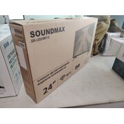  УЦ Телевизор Soundmax SM-LED24M11S черный (плохая упаковка, б/у, замена динамиков) 