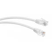  Патч-корд Cabeus PC-TEL-RJ12-5m 6p4c телефонный белый 