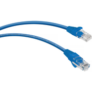  Патч-корд Cabeus PC-UTP-RJ45-Cat.5e-0.5m-BL-LSZH неэкранированный, синий 