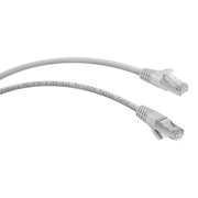  Патч-корд Cabeus PC-FTP-RJ45-Cat.5e-1.5m-LSZH экранированный, серый 