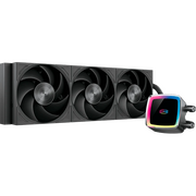  СВО PcCooler DE360 Max BK Black (300W, 360mm, ARGB Pump, Fans 3x120mm, 66CFM, 34.3dBA, 2200RPM/ height 54mm) 