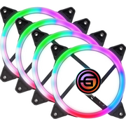  Комплект вентиляторов Ginzzu 12RR4 4шт 