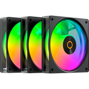  Вентилятор Ocypus Gamma F12 Elite BK ARGB Reverse Blade 3 in 1, 120x120x25mm, 4-Pin PWM, 600-1800 RPM, 26 DBA Max, Hydro Bearing 