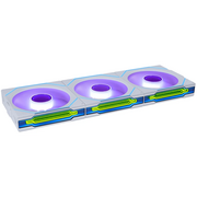  Комплект вентиляторов (3шт.) Lian Li UNI Fan SL-INF Wireless 120 Reverse Blade (G99.12RSLIN1W3W.R0) White / 120x122,1x25мм (PWM, ARGB, 2200 об/мин) 