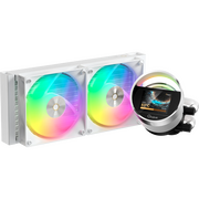  СВО Ocypus Sigma L24 WH ARGB, 240mm, LCD Pump 2.4", 2x120mm ARGB fans, LGA115X/1200/1700/18XX, AM4/AM5 