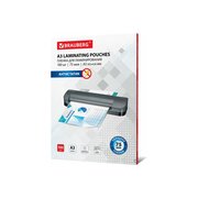  Пленки-заготовки для ламинирования BRAUBERG 531796 антистатик большого формата А3 75мкм 100шт 