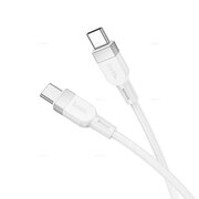  Дата-кабель HOCO X109 Energy 60W silicone charging data cable Type-c to Type-c (L-1M) White 