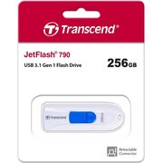  USB-флешка Transcend JetFlash 790 TS256GJF790W 256GB, USB 3.1, Белый 