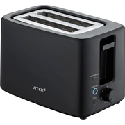  Тостер Vitek Gracia VT-T1000 черный/серебристый 