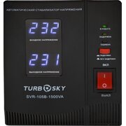  Стабилизатор напряжения Turbosky AVR-1500VA черный 