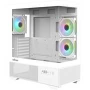 Корпус ZALMAN Chronix V2, ATX, White, Window, 1xCombo (3.5’’ or 2.5’’), 1x3.5’’HDD, 2x2.5’’SSD, 1xUSB2.0, 1xUSB3.0, 1xUSB Type-C, Side 2x120mm ARGB 