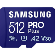  Карта памяти Samsung MB-MD512SA Pro Plus microSDXC 512GB V30 + adapter 