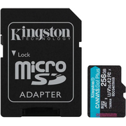  Карта памяти Kingston Canvas Go! Plus SDCG4/256GB microSDXC 256GB A2 + adapter 