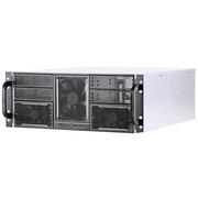  Корпус Procase RE411-D4H11-A-45 4x5.25+11HDD, черный, без блока питания, 4U, глубина 450мм, MB ATX 12"x9,6" 
