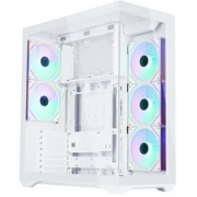  Корпус Eurocase M4801 white, ATX, без БП, закаленное стекло 2 стороны 