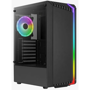  Корпус AeroCool Bionic-G-BK-v2 (4710562758672) черный, ATX, без БП, 2*USB 3.0, USB 2.0, HD Audio 